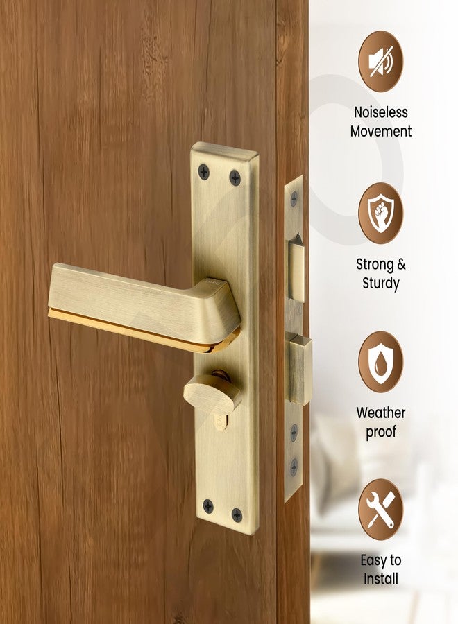 LAPO Door Lock for Home Main Door, Heavy Duty Door Lock Set with Keys 60mm Cylinder, 45x50mm Lockbody - Ideal for Home, Bedroom, Office, Hotel (Antique Finish, 3 Years Warranty) CY-176 - Image 3